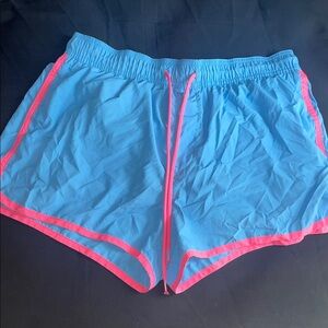 H&M Women's Blue and Pink Athletic Shorts